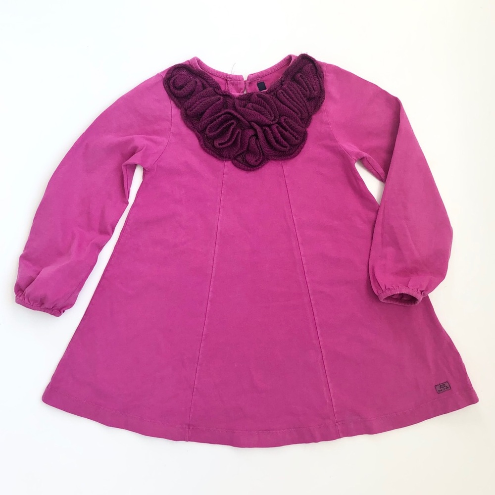 Lili Gaufrette Pink Frilly Dress